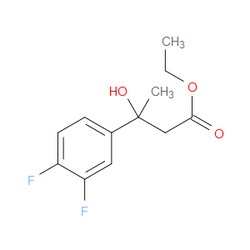 Aobchem&nbsp;Ethyl 3-(3 4-difluorophenyl)-3-hydroxybutanoate | ≥95% | CAS 1274753-06-8 | C12H14F2O3 | 250mg