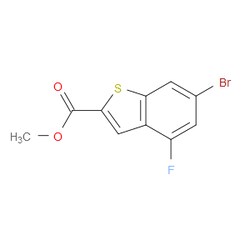 Aobchem&nbsp;Methyl 6-bromo-4-fluorobenzo[b]thiophene-2-carboxylate | ≥97% | CAS 154650-60-9 | C10H6BrFO2S | 5g