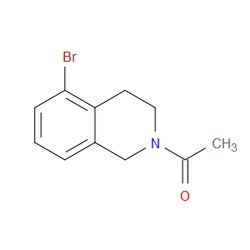 Aobchem&nbsp;1-(5-Bromo-3 4-dihydroisoquinolin-2(1H)-yl)ethanone | ≥97% | CAS 1100509-07-6 | C11H12BrNO | 250mg