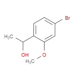 Aobchem&nbsp;1-(4-Bromo-2-methoxyphenyl)ethanol | ≥97% | CAS 1485247-50-4 | C9H11BrO2 | 250mg
