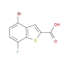 Aobchem&nbsp;4-Bromo-7-fluorobenzo[b]thiophene-2-carboxylic acid | ≥97% | CAS 360576-06-3 | C9H4BrFO2S | 250mg