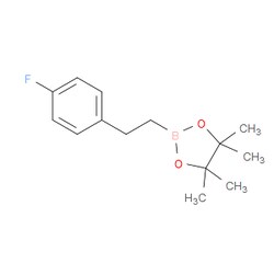 Aobchem&nbsp;2-[2-(4-Fluorophenyl)ethyl]-4 4 5 5-tetramethyl-1 3 2-dioxaborolane | ≥95% | CAS 1065498-70-5 | C14H20BFO2 | 1g