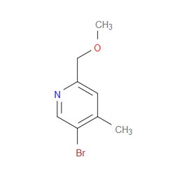 Aobchem&nbsp;5-Bromo-2-(methoxymethyl)-4-methylpyridine | ≥97% | CAS 1798295-16-5 | C8H10BrNO | 1g