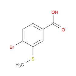 Aobchem&nbsp;4-Bromo-3-(methylthio)benzoic acid | ≥97% | CAS 851334-60-6 | C8H7BrO2S | 5g