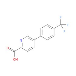 Aobchem&nbsp;5-[4-(Trifluoromethyl)phenyl]-2-pyridinecarboxylic acid | ≥97% | CAS 762287-48-9 | C13H8F3NO2 | 1g