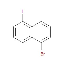 Aobchem&nbsp;1-Bromo-5-iodonaphthalene | ≥95% | CAS 77332-64-0 | C10H6BrI | 1g