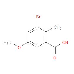 Aobchem&nbsp;3-Bromo-5-methoxy-2-methylbenzoic acid | ≥95% | CAS 13979-61-8 | C9H9BrO3 | 1g