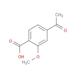 Aobchem&nbsp;4-Acetyl-2-methoxybenzoic acid | ≥95% | CAS 102362-04-9 | C10H10O4 | 1g