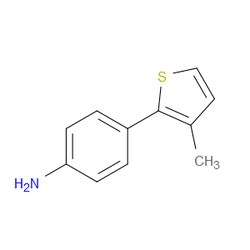 Aobchem&nbsp;4-(3-Methyl-2-thienyl)benzenamine | ≥97% | CAS 208053-20-7 | C11H11NS | 500mg