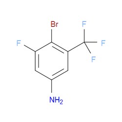 Aobchem&nbsp;4-Bromo-3-fluoro-5-(trifluoromethyl)aniline | ≥97% | CAS 1533426-04-8 | C7H4BrF4N | 250mg