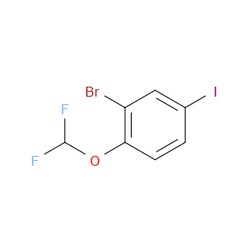 Aobchem&nbsp;2-Bromo-1-(difluoromethoxy)-4-iodobenzene | ≥97% | CAS 1062615-36-4 | C7H4BrF2IO | 1g