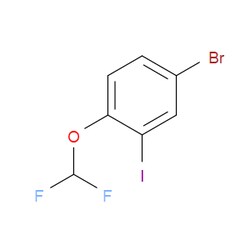 Aobchem&nbsp;4-Bromo-1-(difluoromethoxy)-2-iodobenzene | ≥97% | CAS 1261679-49-5 | C7H4BrF2IO | 5g