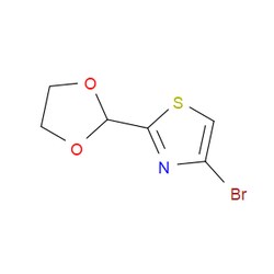 Aobchem&nbsp;4-Bromo-2-(1 3-dioxolan-2-yl)thiazole | ≥97% | CAS 955049-79-3 | C6H6BrNO2S | 1g