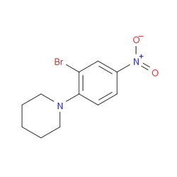 Aobchem&nbsp;1-(2-Bromo-4-nitrophenyl)piperidine | ≥95% | CAS 1260658-32-9 | C11H13BrN2O2 | 5g