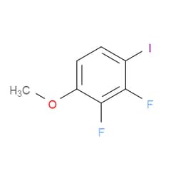 Aobchem&nbsp;2 3-Difluoro-1-iodo-4-methoxybenzene | ≥97% | CAS 156499-64-8 | C7H5F2IO | 500mg