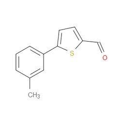 Aobchem&nbsp;5-(3-Methylphenyl)-2-thiophenecarboxaldehyde | ≥97% | CAS 38401-69-3 | C12H10OS | 1g