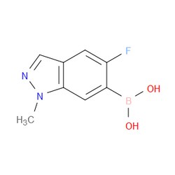 Aobchem&nbsp;5-Fluoro-1-methyl-1h-indazole-6-boronic acid | ≥97% | CAS 2096331-06-3 | C8H8BFN2O2 | 500mg