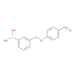 Aobchem&nbsp;3-[(4-Formylphenoxy)methyl]phenylboronic acid | ≥97% | CAS 1229652-27-0 | C14H13BO4 | 1g