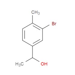 Aobchem&nbsp;1-(3-Bromo-4-methylphenyl)ethanol | ≥95% | CAS 65189-93-7 | C9H11BrO | 250mg