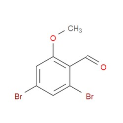 Aobchem&nbsp;2 4-Dibromo-6-methoxybenzaldehyde | ≥97% | CAS 856766-93-3 | C8H6Br2O2 | 500mg
