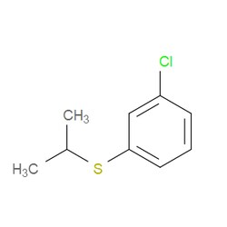Aobchem&nbsp;(3-Chlorophenyl)(isopropyl)sulfane | ≥95% | CAS 55698-06-1 | C9H11ClS | 1g