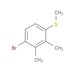 Aobchem&nbsp;(4-Bromo-2 3-dimethylphenyl)(methyl)sulfane | ≥95% | CAS 250593-00-1 | C9H11BrS | 5g