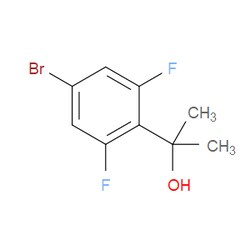 Aobchem&nbsp;2-(4-Bromo-2 6-difluorophenyl)propan-2-ol | ≥97% | CAS 1540457-06-4 | C9H9BrF2O | 5g