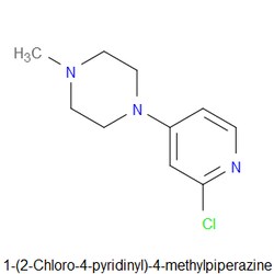 Aobchem&nbsp;1-(2-Chloro-4-pyridinyl)-4-methylpiperazine | ≥95% | CAS 1000802-63-0 | C10H14ClN3 | 250mg