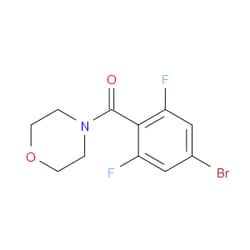 Aobchem&nbsp;(4-Bromo-2 6-difluorophenyl)(morpholino)methanone | ≥97% | CAS 1000068-46-1 | C11H10BrF2NO2 | 1g