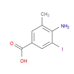 Aobchem&nbsp;4-Amino-3-iodo-5-methylbenzoic acid | ≥97% | CAS 500579-30-6 | C8H8INO2 | 250mg