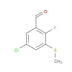 Aobchem&nbsp;5-Chloro-2-fluoro-3-(methylthio)benzaldehyde | ≥97% | CAS 2734778-97-1 | C8H6ClFOS | 500mg