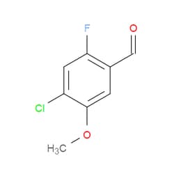 Aobchem&nbsp;4-Chloro-2-fluoro-5-methoxybenzaldehyde | ≥97% | CAS 177034-24-1 | C8H6ClFO2 | 500mg