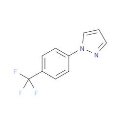 Aobchem&nbsp;1-(4-(Trifluoromethyl)phenyl)-1H-pyrazole | ≥95% | CAS 207797-05-5 | C10H7F3N2 | 500mg