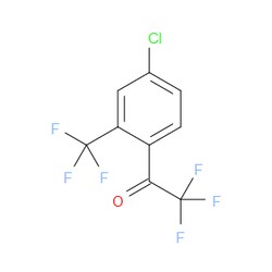 Aobchem&nbsp;1-(4-Chloro-2-(trifluoromethyl)phenyl)-2 2 2-trifluoroethanone | ≥95% | CAS 1417508-51-0 | C9H3ClF6O | 1g