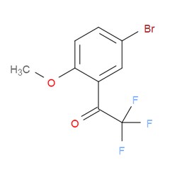Aobchem&nbsp;1-(5-Bromo-2-methoxyphenyl)-2 2 2-trifluoroethanone | ≥97% | CAS 1169882-56-7 | C9H6BrF3O2 | 500mg