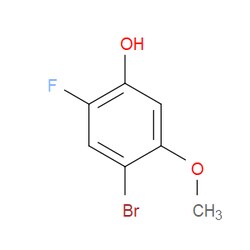 Aobchem&nbsp;4-Bromo-2-fluoro-5-methoxyphenol | ≥95% | CAS 1805533-30-5 | C7H6BrFO2 | 5g