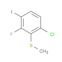 Aobchem&nbsp;(6-Chloro-2-fluoro-3-iodophenyl)(methyl)sulfane | ≥97% | CAS 2635937-76-5 | C7H5ClFIS | 1g