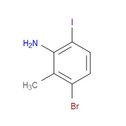 Aobchem&nbsp;3-Bromo-6-iodo-2-methylaniline | ≥95% | CAS 2091407-50-8 | C7H7BrIN | 500mg
