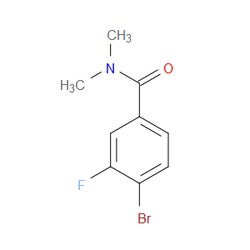 Aobchem&nbsp;4-Bromo-3-fluoro-N N-dimethylbenzamide | ≥95% | CAS 893420-59-2 | C9H9BrFNO | 1g