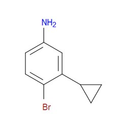 Aobchem&nbsp;4-Bromo-3-cyclopropylaniline | ≥97% | CAS 1353855-93-2 | C9H10BrN | 1g
