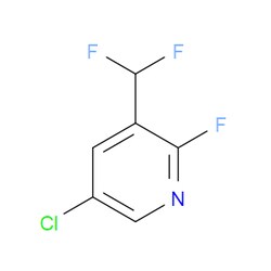 Aobchem&nbsp;5-Chloro-3-(difluoromethyl)-2-fluoropyridine | ≥95% | CAS 1119718-20-5 | C6H3ClF3N | 250mg
