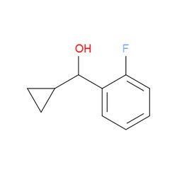 Aobchem&nbsp;-Cyclopropyl-2-fluorobenzenemethanol | ≥97% | CAS 844470-89-9 | C10H11FO | 500mg