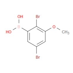 Aobchem&nbsp;2 5-Dibromo-3-methoxyphenylboronic acid | ≥97% | CAS 919355-33-2 | C7H7BBr2O3 | 5g