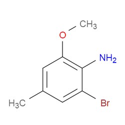 Aobchem&nbsp;2-Bromo-6-methoxy-4-methylaniline | ≥95% | CAS 147699-87-4 | C8H10BrNO | 250mg