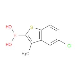 Aobchem&nbsp;(5-Chloro-3-methylbenzo[b]thiophen-2-yl)boronic acid | ≥95% | CAS 912331-30-7 | C9H8BClO2S | 5g
