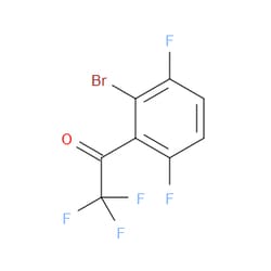Aobchem&nbsp;1-(2-Bromo-3 6-difluorophenyl)-2 2 2-trifluoroethanone | ≥95% | CAS 1208076-54-3 | C8H2BrF5O | 250mg