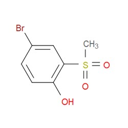 Aobchem&nbsp;4-Bromo-2-methanesulfonylphenol | ≥95% | CAS 88041-67-2 | C7H7BrO3S | 5g