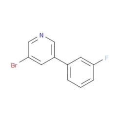 Aobchem&nbsp;3-Bromo-5-(3-fluorophenyl)-pyridine | ≥95% | CAS 1276123-21-7 | C11H7BrFN | 500mg