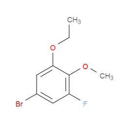 Aobchem&nbsp;5-Bromo-1-ethoxy-3-fluoro-2-methoxybenzene | ≥95% | CAS 2386171-68-0 | C9H10BrFO2 | 1g