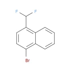 Aobchem&nbsp;1-Bromo-4-(difluoromethyl)naphthalene | ≥95% | CAS 1261672-09-6 | C11H7BrF2 | 1g